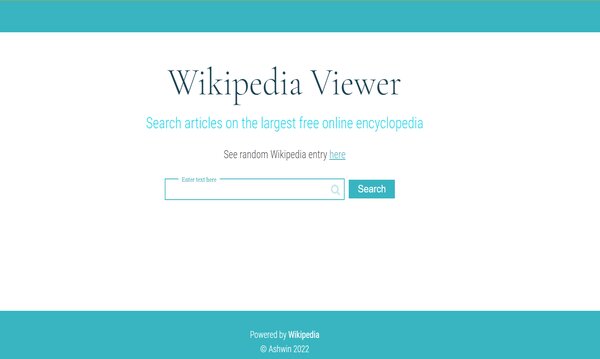 wikipedia viewer app